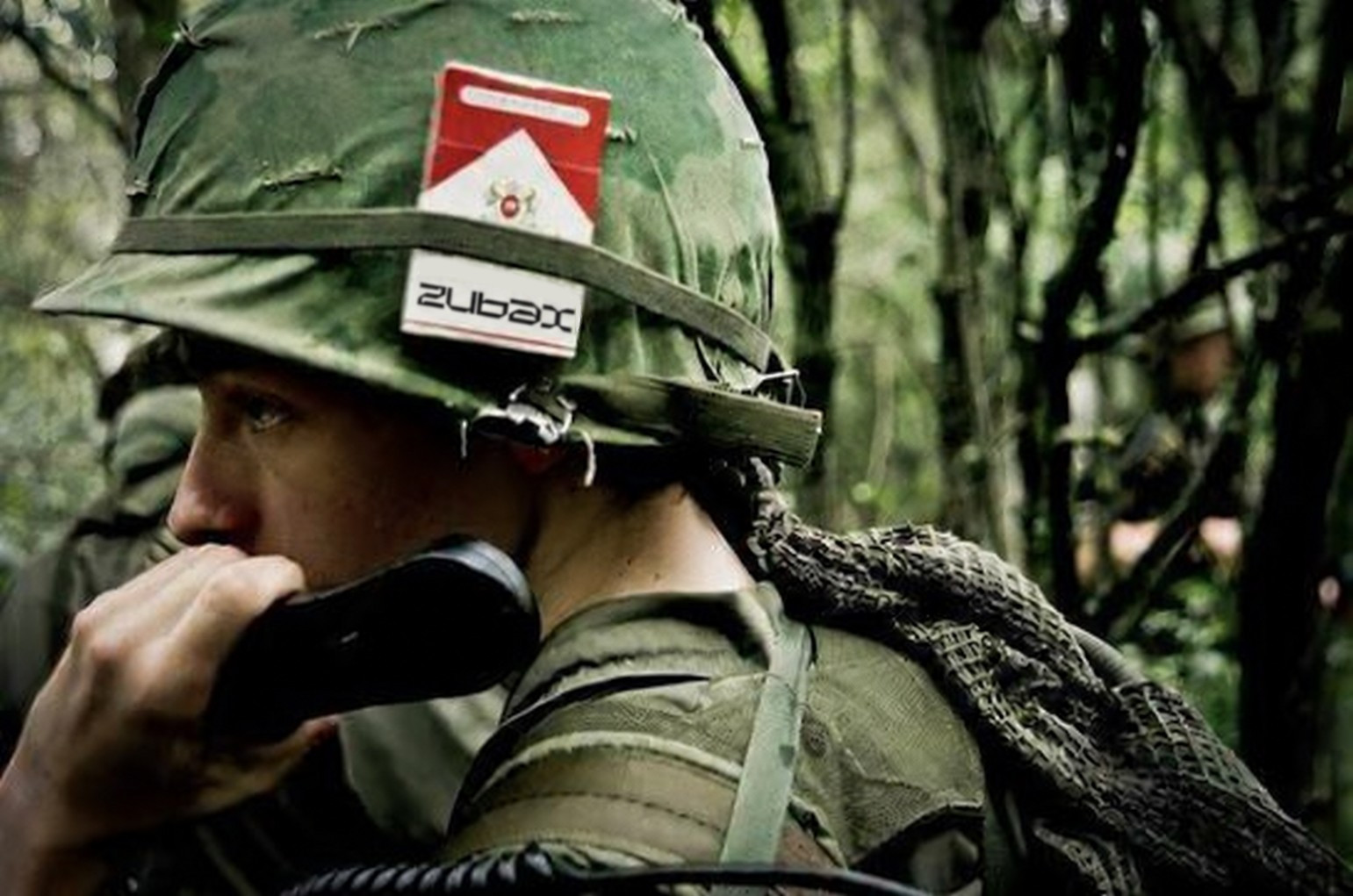 Field communications operator wearing Zubax equipment